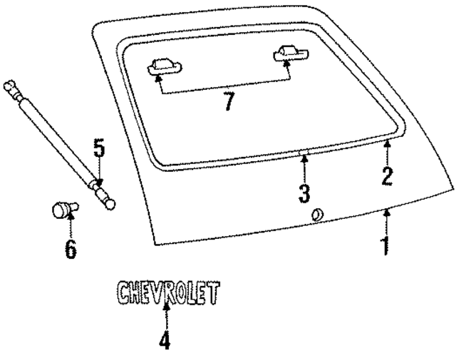 1721718 - Body: Support Cylinder Mount Stud for GM Image