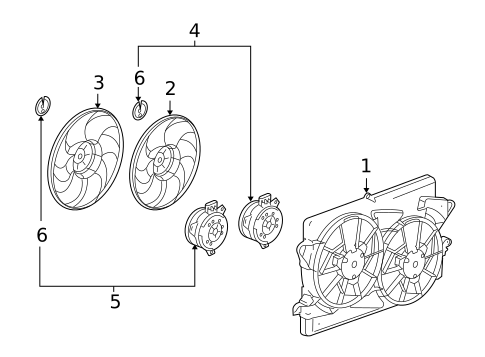 Cooling Fan for 2012 GMC Terrain #0