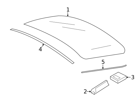 Glass - Lift Gate for 2017 BMW 340i GT xDrive #0