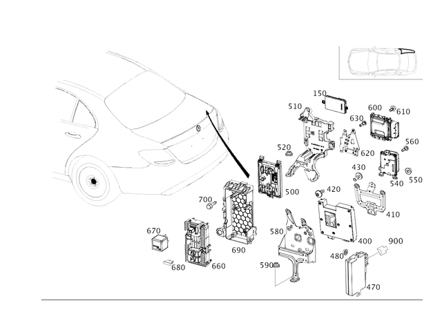 213900211364 - Electrical Equipment and Instruments: Control Unit for Mercedes-Benz Image image
