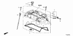 171305A2A01 - Engine: VALVE ASSY., PCV for Acura Image