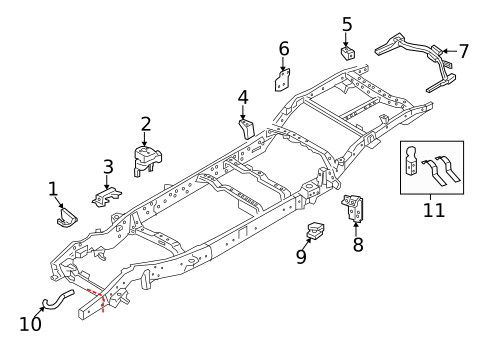Frame & Components for 2022 Nissan TITAN #1