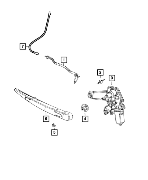 Wiper and Washer System for 2021 Jeep Renegade #2