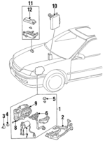 57115SV7A50 - : Modulator Bracket for Honda: Accord Image