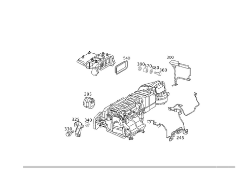 Heater Case & Air Conditioner Case with Blower for 2014 Mercedes-Benz G63 AMG #0