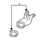 10257813 - Body: Air Duct for Buick: Century, Regal Image