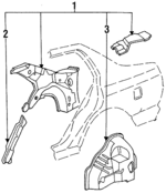 64300SV4V51ZZ - Body: Inner Panel Assembly for Honda: Accord Image