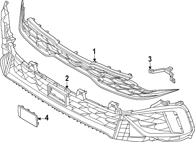 86381L2CA0AHV - : Cover for Kia Image