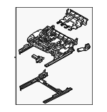 5WA881106 - Body: Seat Frame for Audi: Q4 e-tron, Q4 e-tron Sportback, Q6 e-tron, RS3, S3, SQ6 e-tron Image