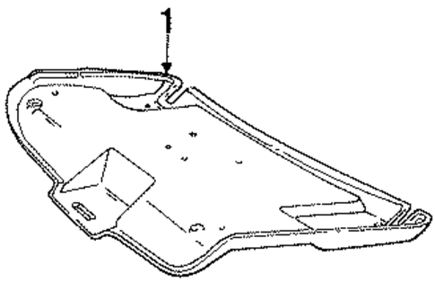 Interior Trim - Trunk for 1995 Ford Crown Victoria #0