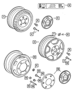 5103941AA - : Disc Wheel To Rear Axle Spherical Ring for Mopar Image