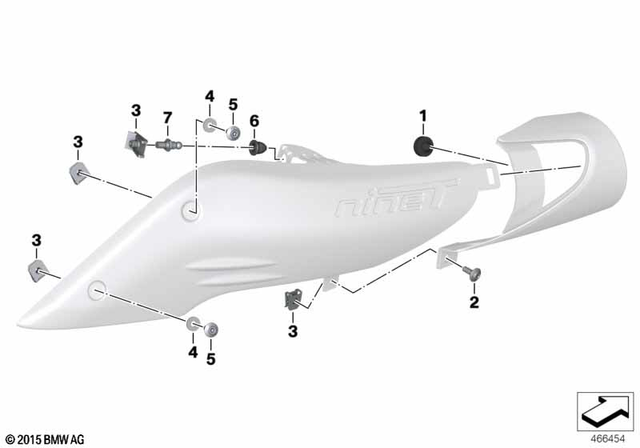 52537718633 - Frame and Mounting Parts: Rubber Buffer - 6Mm for BMW-Motorrad Image