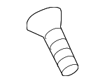 90148A0017 - Body: Striker Screw for Scion: iM, iQ, xB | Toyota: 4Runner, Avalon, bZ4X, C-HR, Camry, Corolla, Corolla Cross, Corolla iM, Crown, Crown Signia, GR Corolla, Grand Highlander, Highlander, Land Cruiser, Mirai, Prius, Prius AWD-e, Prius C, Prius Plug-In, Prius Prime, Prius V, RAV4, RAV4 Prime, Sequoia, Sienna, Venza, Yaris Image
