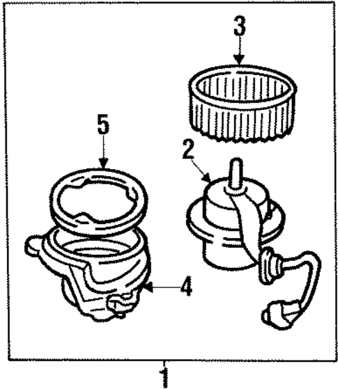 Blower Motor & Fan for 1998 Dodge Neon #1