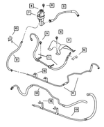 4764719AC - Steering: Power Steering Pressure Hose for Mopar Image