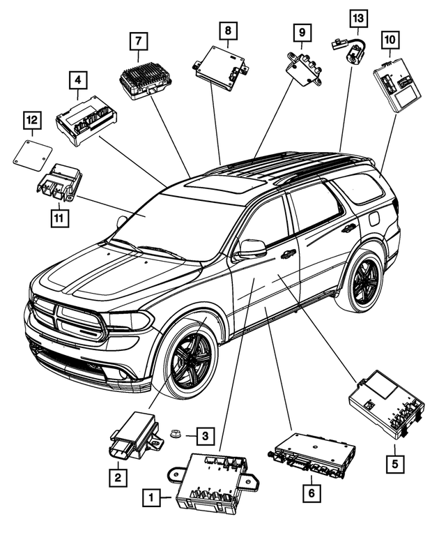 68271198AC - : Passive Entry Receiver for Mopar Image