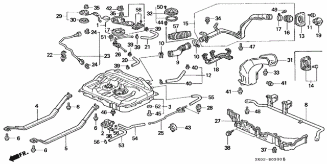 Fuel Tank for 1998 Honda Odyssey #0