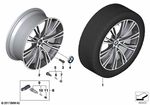 36108043671 - : Disk Wheel Light Alloy In 36907111 for BMW Image
