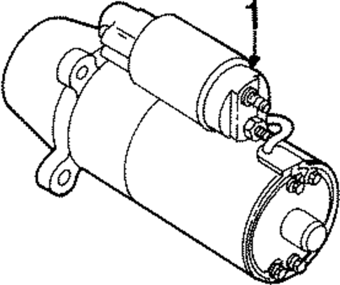 Starter for 2003 Ford Escort #0