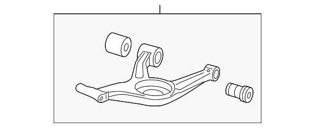 2010-2019 GM Rear Passenger Side Lower Suspension Control Arm 23214431 ...