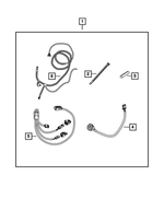 5179784AA - Mopar Accessories - Component Parts: Harness for Chrysler: Aspen | Dodge: Durango, Nitro | Jeep: Commander, Grand Cherokee, Liberty, Patriot Image