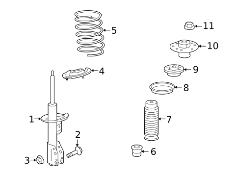Shocks & Struts for 2008 Saturn Vue #0