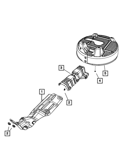 Exhaust System for 2012 Dodge Journey #1