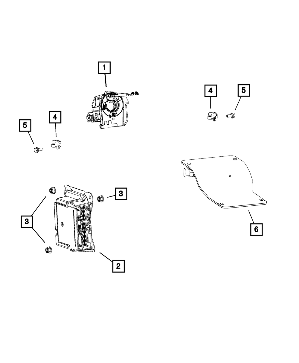 Occupant Restraint Module - Mopar (56038963AF)