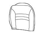 88992859 - Body: Seat Back Cover for Buick: Century Image