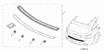 8F01E63900BX - Accessory Components: CLIP, FEMALE for Acura Image