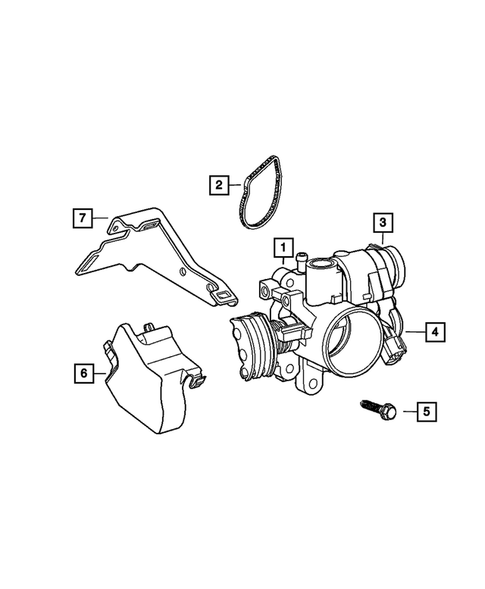 Throttle Body for 2008 Chrysler PT Cruiser #0