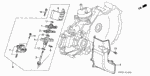 23812PR9000 - Engine: HOLDER, SPEED SENSOR for Acura Image