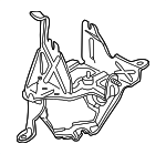 8E0614119 - Electrical: ABS Pump Assembly Bracket for Audi: A4, A4 Quattro, A6, A6 Quattro, S4 Image