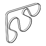 252122E820 - Cooling System: Serpentine Belt for Kia: Forte, Forte Koup, Forte5, Soul Image