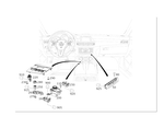 2188708510 - Electrical System: Switch Block for Mercedes-Benz Image