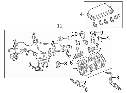 Electrical Components for 2013 Acura ILX #0
