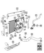 68159598AA - Cooling: Rivet for Mopar Image