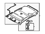 73910W221P - Body: Headliner for Mitsubishi: Eclipse Cross Image