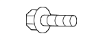 MF911148 - Body: Bracket Bolt for Mitsubishi: Eclipse Cross, Mirage, Mirage G4, Outlander, Outlander PHEV, Outlander Sport Image