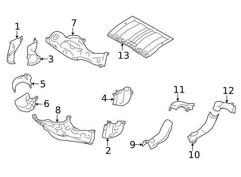 Heat Shields for 2015 Subaru BRZ #0