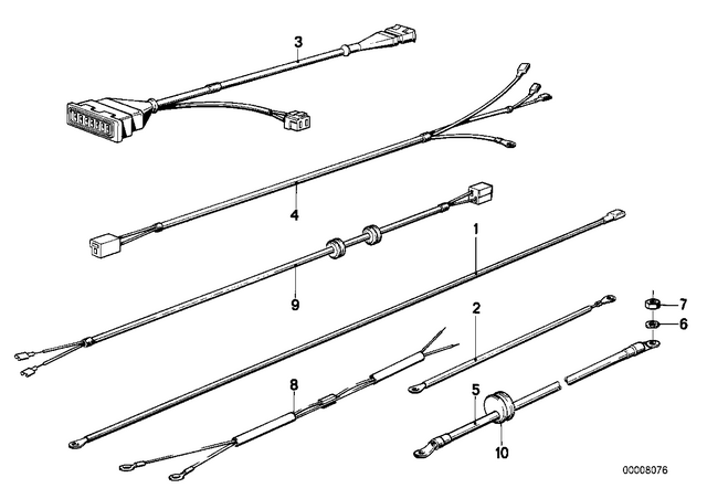 61121244475 - : Battery Cable Negative    for BMW-Motorrad Image
