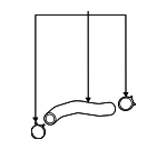 25414K2100 - : Upper Hose for Hyundai Image