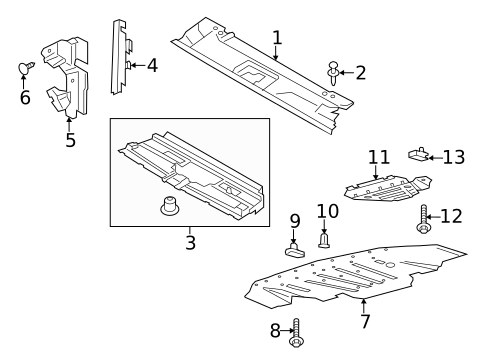 Splash Shields for 2015 Ford Mustang #0