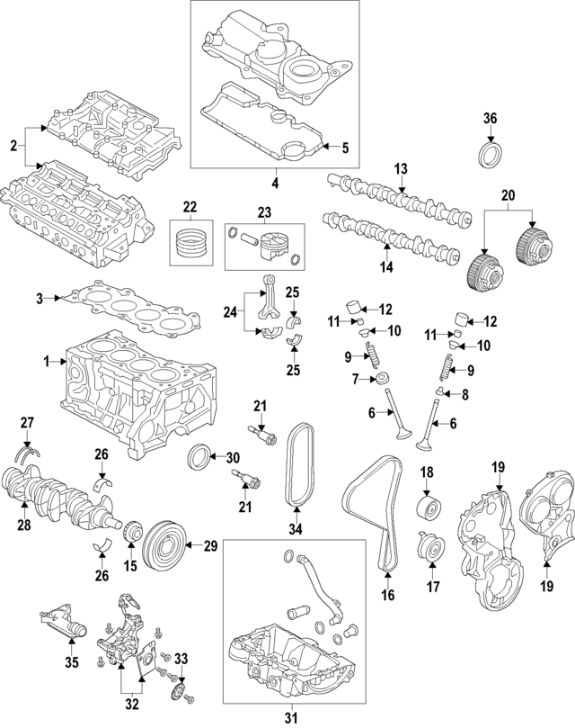 31375133 - : Engine Crankshaft Thrust Washer for Volvo Image