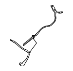 MB084759 - Body: Windshield Washer Hose for Chrysler: Sebring | Dodge: Stratus Image