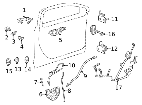 Front Door for 2017 Cadillac CT6 #2
