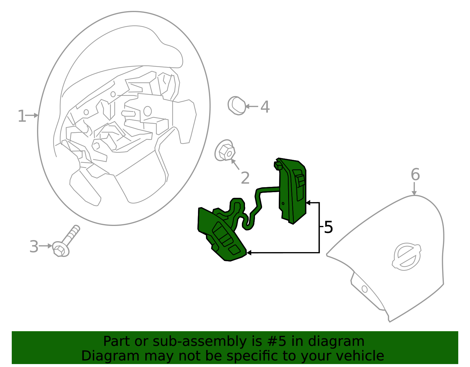25550-EZ08C - Cruise Switch 2016-2018 Nissan | Official Nissan Parts Store