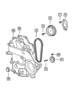 6101062 - Engine 3.3L Six Cylinder: Hex Head Screw And Washer for Mopar Image