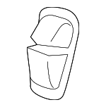 82123TM8A01ZD - Body: Anchor Cover for Honda: CR-V, Odyssey Image