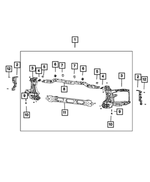 68217822AA - Cooling: Crossmember End Cap, Right for Ram: 2500, 3500 Image